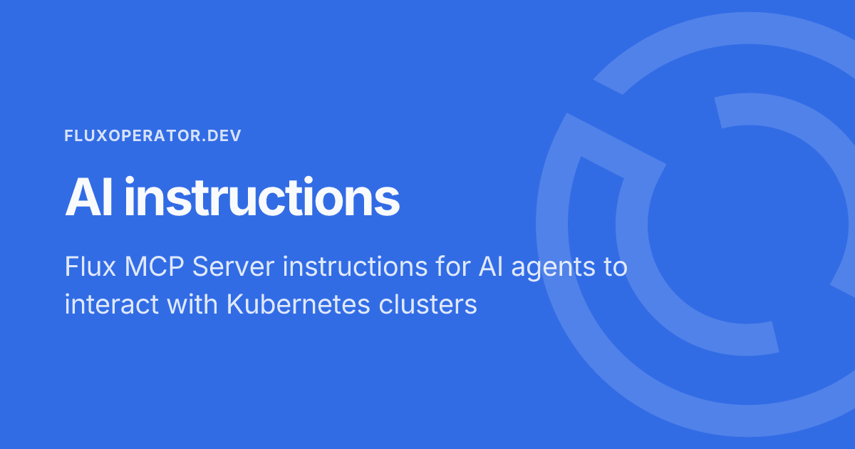 AI instructions - Flux Operator Docs